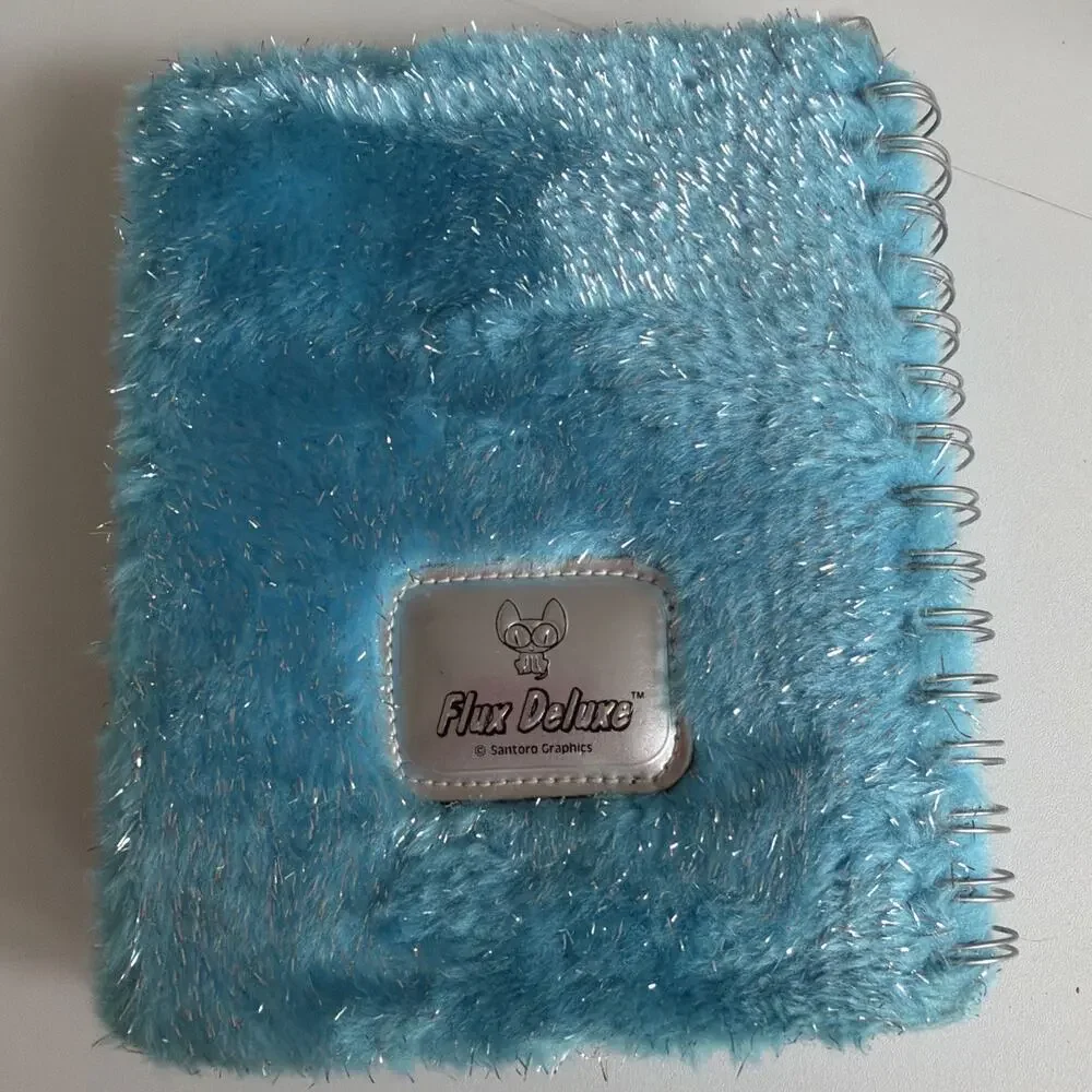 Flux Deluxe Santoro Wild Ginger Journal Spiral Bound Notebook Diary Fuzzy